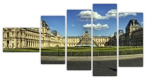 Múzeum Louvre - obraz (Obraz 110x60cm)