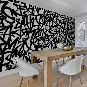 Tapety Čierne graffiti písmo, Fototapety čiernobiele, u99087v3 : Uwalls.sk