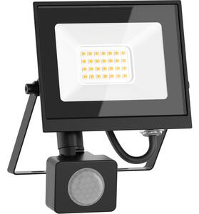 Mexen Luxpro+ LED reflektor s pohybovým senzorom, 20W, neutrálna - 4000K, 2200 lm, čierna - L236-020-40-70