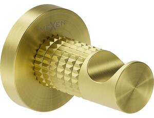 Mexen Triv, nástenný háčik na uteráky, zlatá matná, 70A33011-55