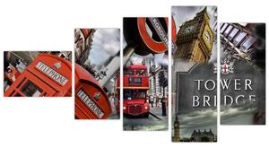 Londýn - obraz (Obraz 110x60cm)