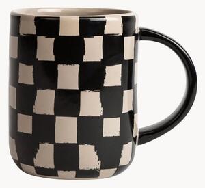 Hrnček Liz Check Black and Beige