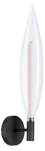 Nástenná lampa NORDIC 1xG9/5W/230V čierna/priehľadná
