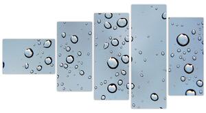 Kvapky vody (Obraz 110x60cm)