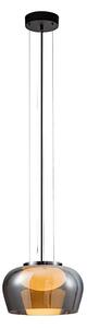 Luster na lanku INSIEME 1xGX53/10W/230V pr. 35 cm dymovo čierny