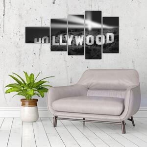 Nápis Hollywood - obraz (Obraz 110x60cm)