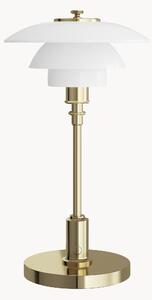 Malá ručne fúkaná prenosná stolová lampa PH 1/1, stmievateľná