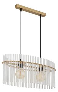 Globo 15698H3M - Luster na lanku GORLEY 2xE27/60W/230V zlatá