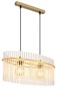 Globo 15698H3M - Luster na lanku GORLEY 2xE27/60W/230V zlatá