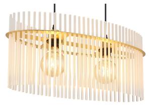 Globo 15698H3M - Luster na lanku GORLEY 2xE27/60W/230V zlatá