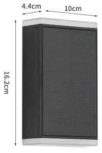 Brilagi - LED solárne nástenné svietidlo SUN GUARD LED/2W/3,7V 2000 mAh IP45