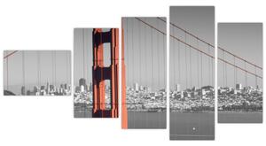 Golden Gate Bridge - obrazy (Obraz 110x60cm)