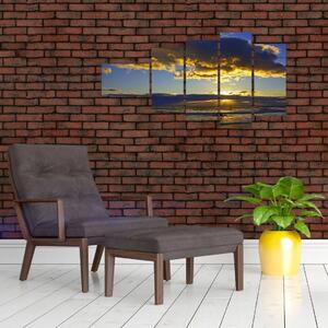 Západ slnka na mori - obraz na stenu (Obraz 110x60cm)