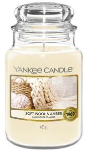 Sviečka Yankee Candle 623 g - Soft Wool & Amber