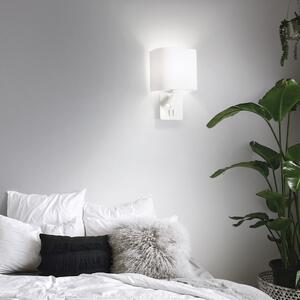IdealLux 239521 GEA MAP2 SQUARE nástenné svietidlo E27/LED 1+1x60/3W 200lm 3000K IP20 biela