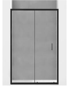 MEXEN APIA sprchové dvere 100x190 cm 5mm, čierna-číre 845-100-000-70-00 - MEXEN