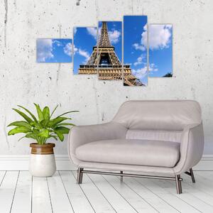 Eiffelova veža - moderný obraz (Obraz 110x60cm)