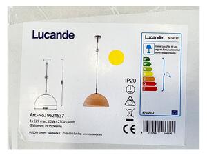 Lucande Lucande - Luster na lanku LOURENCO 1xE27/60W/230V LW0486 + záruka 3 roky zadarmo
