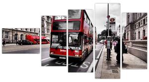 Double-decker v Londýne (Obraz 110x60cm)