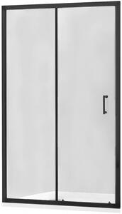 MEXEN APIA sprchové dvere 100x190 cm 5mm, čierna-číre 845-100-000-70-00 - MEXEN