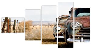 Historická auta - obraz (Obraz 110x60cm)