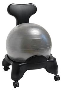 Fitness stolička s loptou s priemerom 55 cm