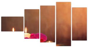 Obraz sviečky (Obraz 110x60cm)