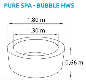 Marimex | Vírivý bazén Pure Spa - Bubble HWS, modrý | 11400275