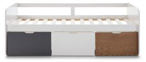 MUZZA Detská posteľ redona s úložným priestorom 90 x 190 cm viacfarebná