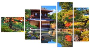 Japonská záhrada - obraz (Obraz 110x60cm)