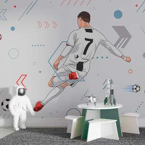 Tapety Číslo sedem pri lopte, Fototapety Izba pre tínedžerov, Fototapety futbal, w00688 : Uwalls.sk