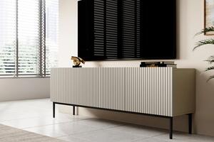 TV stolík Nicole 150 cm - kašmírová / čierna