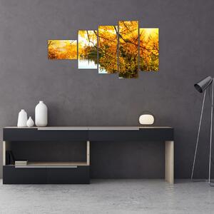 Jesenná krajina - obraz (Obraz 110x60cm)