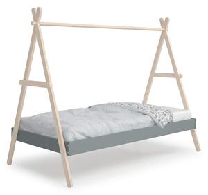 MUZZA Detská posteľ furta 90 x 200 cm zelená