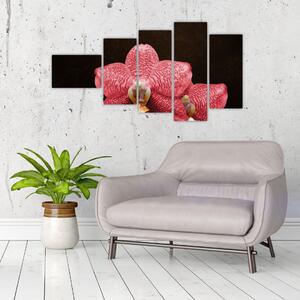 Ružová orchidea - obraz (Obraz 110x60cm)