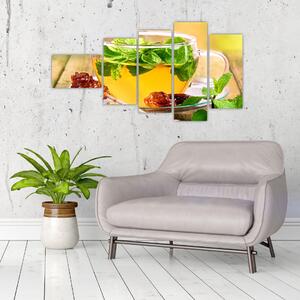 Bylinný čaj - obraz (Obraz 110x60cm)