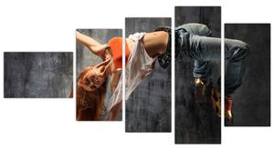 Street Dance tanečnice - obraz (Obraz 110x60cm)