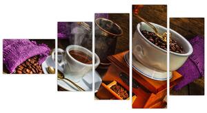 Kávový mlynček - obraz (Obraz 110x60cm)