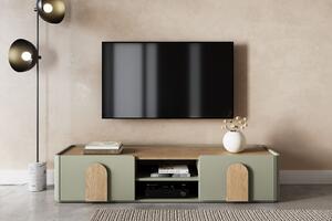 TV stolík Amilio 170 cm - eukalyptus / dub baltic dune / dub prírodný