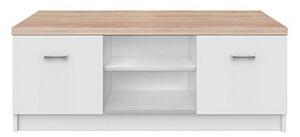 TV stolík TOPTY 2D typ 15, biely