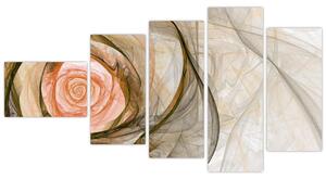 Abstraktný ruže - obraz (Obraz 110x60cm)