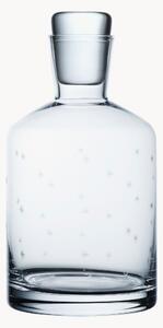 Ručne fúkaná krištáľová karafa Stars, 800 ml