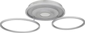 Globo 67824-40 - LED stmievateľné stropné svietidlo MILES 40W/230V 57x99,2 cm strieborné+DO