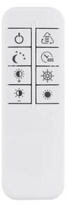 Globo 67824-60 - LED stmievateľné stropné svietidlo MILES 60W/230V 80,8x99,2 cm strieborné+DO
