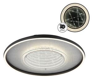 Globo 68288D3 - LED stropné svietidlo MIRRORA 40W/230V, priemer 51,5 cm, čierne