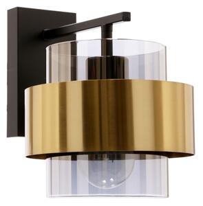 Nástenná lampa SPIEGA 1xE27/60W/230V zlatá/čierna