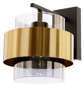 Nástenná lampa SPIEGA 1xE27/60W/230V zlatá/čierna