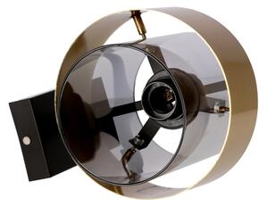 Nástenná lampa SPIEGA 1xE27/60W/230V zlatá/čierna