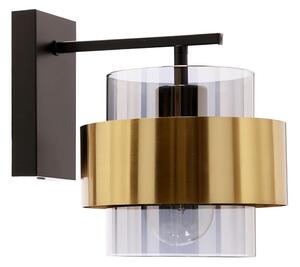 Nástenná lampa SPIEGA 1xE27/60W/230V zlatá/čierna