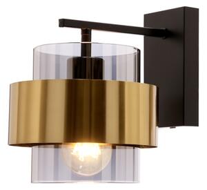 Nástenná lampa SPIEGA 1xE27/60W/230V zlatá/čierna